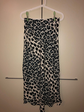 Zara Leopar Desenli Etek Zara Midi Etek 63 Indirimli Gardrops
