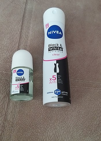 NİVEA BLACK WHİTE DEODORANT VE ROLON - Görsel 2