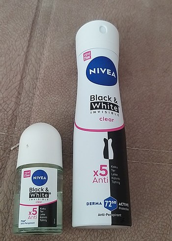 NİVEA BLACK WHİTE DEODORANT VE ROLON - Görsel 4