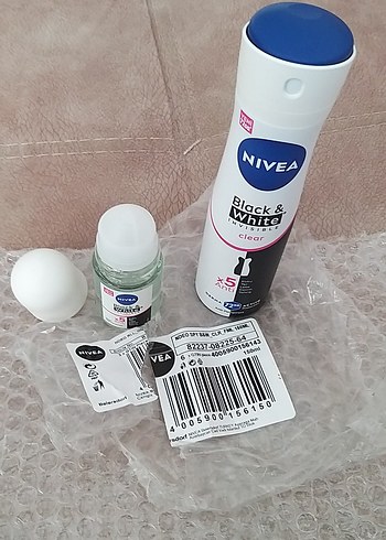NİVEA BLACK WHİTE DEODORANT VE ROLON - Görsel 3