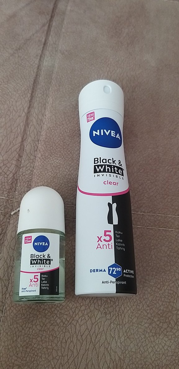 NİVEA BLACK WHİTE DEODORANT VE ROLON - Görsel 4