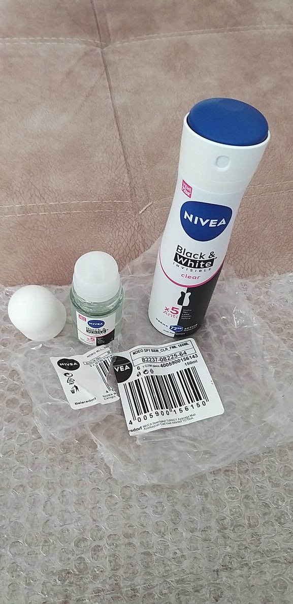 NİVEA BLACK WHİTE DEODORANT VE ROLON - Görsel 3