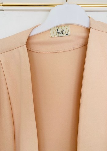 Uzun Kollu Kadın Blazer Ceket - Görsel 2