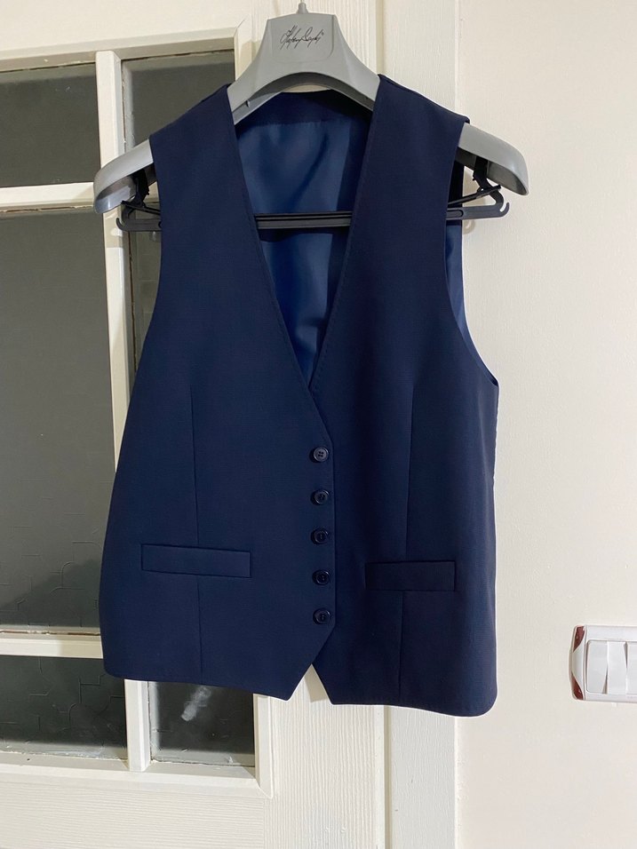 Lacivert Erkek Ofis Takım Elbise Ceket - Görsel 3