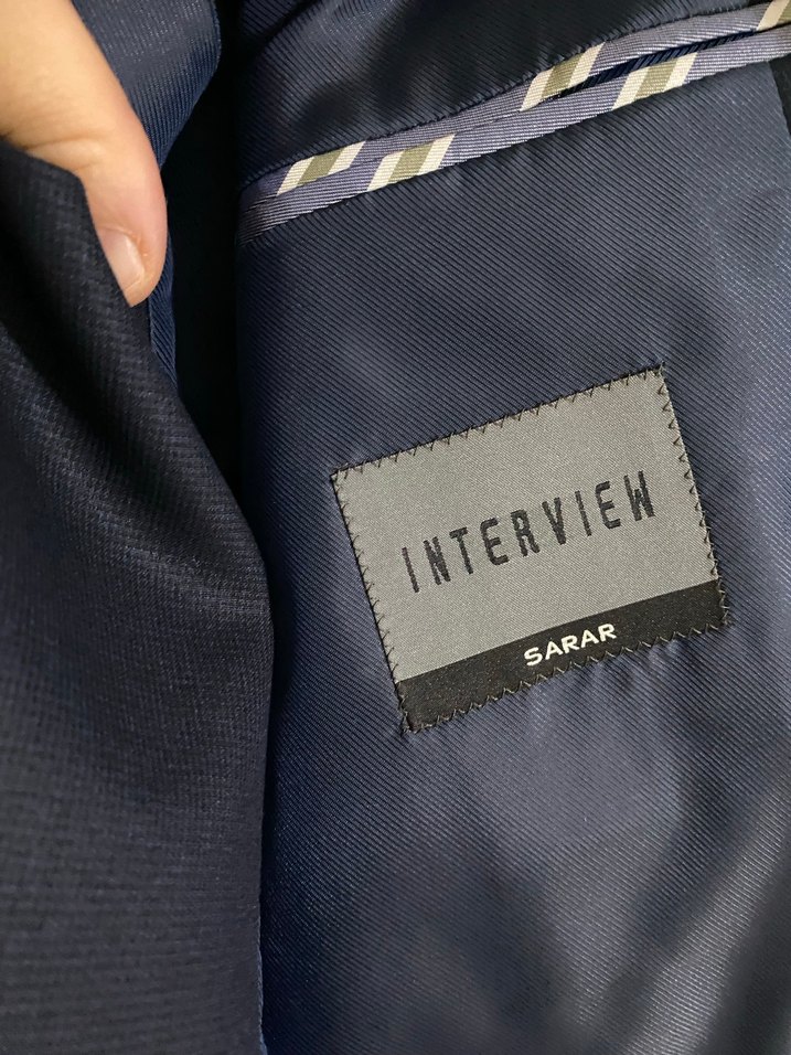 Lacivert Erkek Ofis Takım Elbise Ceket - Görsel 2