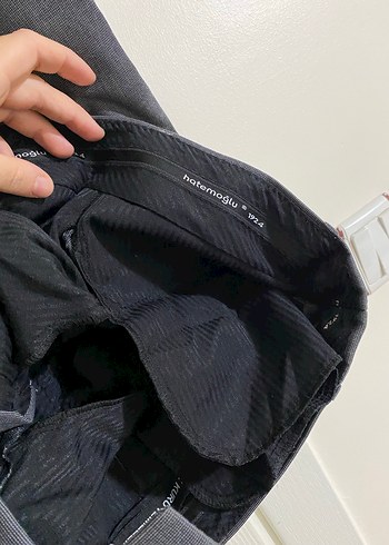 Gri Erkek Ofis Takım Elbise Ceket hatemoglu marka - Görsel 8