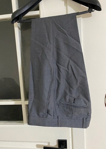 Gri Erkek Ofis Takım Elbise Ceket hatemoglu marka - Görsel 7