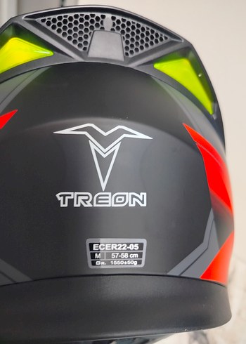 Kırmızı sıfır ürün M beden Motosiklet Kaskı - Görsel 6