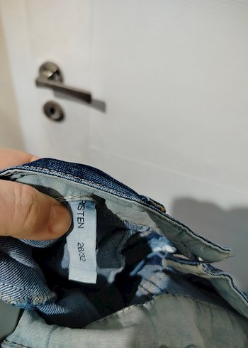 Erkek Çocuk Mavi Kemerli Regular Fit Jean - Görsel 3