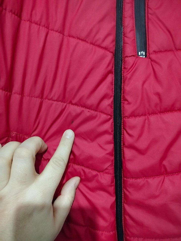 Koyu Kırmızı Fermuarlı Erkek Çocuk Mont - Görsel 5