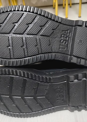 Siyah Deri Goth Stiletto Topuklu Bot - Görsel 5