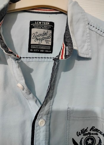 Mavi Denim Erkek çocuk Gömlek, Uzun Kollu, Salaş Kesim - Görsel 3