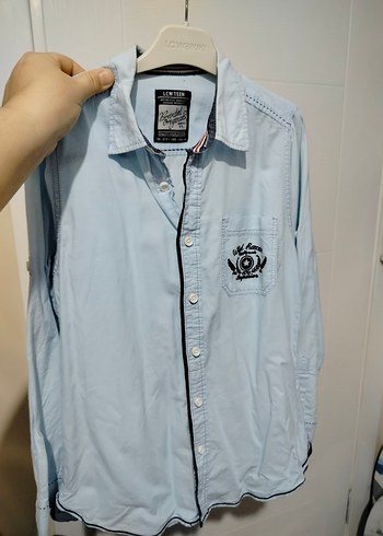 Mavi Denim Erkek çocuk Gömlek, Uzun Kollu, Salaş Kesim - Görsel 7