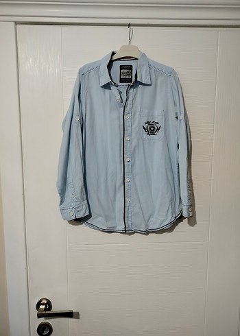 Mavi Denim Erkek çocuk Gömlek, Uzun Kollu, Salaş Kesim - Görsel 2