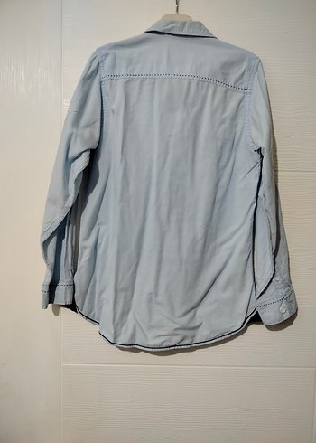 Mavi Denim Erkek çocuk Gömlek, Uzun Kollu, Salaş Kesim - Görsel 4