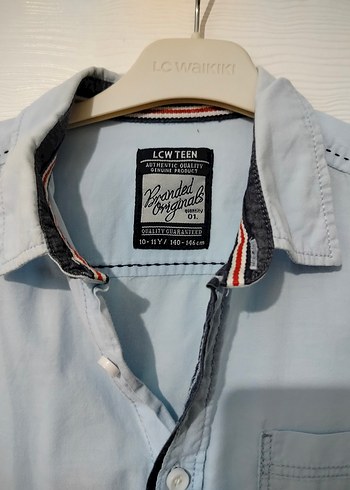 Mavi Denim Erkek çocuk Gömlek, Uzun Kollu, Salaş Kesim - Görsel 6