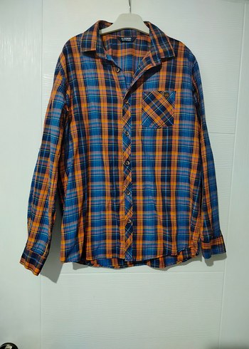 Renkli Ekoseli Düğmeli Uzun Kollu Erkek çocuk Gömlek - Görsel 6