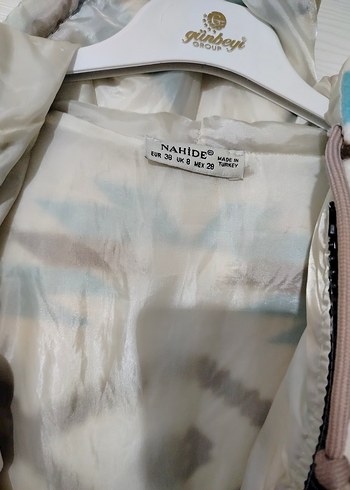 Kapüşonlu Desenli Kadın Ceket - Görsel 4