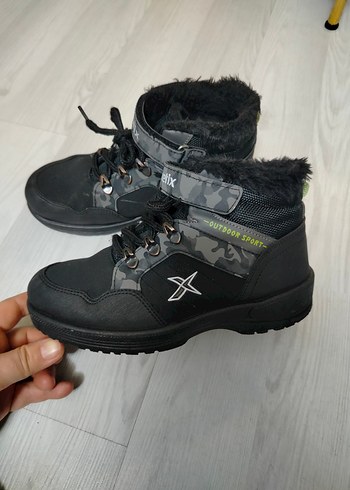 Erkek Çocuk Siyah Kamuflaj Desenli Bot - Görsel 3