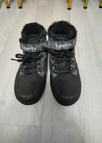 Erkek Çocuk Siyah Kamuflaj Desenli Bot - Görsel 5