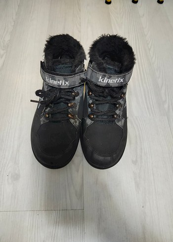 Erkek Çocuk Siyah Kamuflaj Desenli Bot - Görsel 4