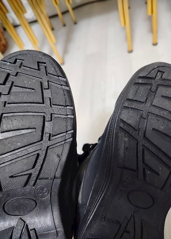 Erkek Çocuk Siyah Kamuflaj Desenli Bot - Görsel 2