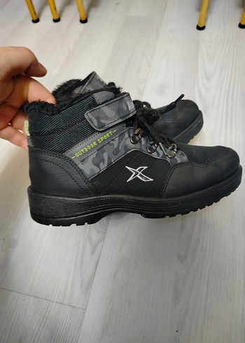 Erkek Çocuk Siyah Kamuflaj Desenli Bot - Görsel 9