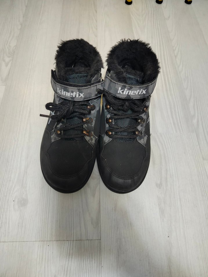 Erkek Çocuk Siyah Kamuflaj Desenli Bot - Görsel 4