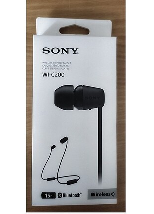 Sony Wi-C200 Bluetooth Kulaklık Diğer Kulaklık %20 İndirimli - Gardrops