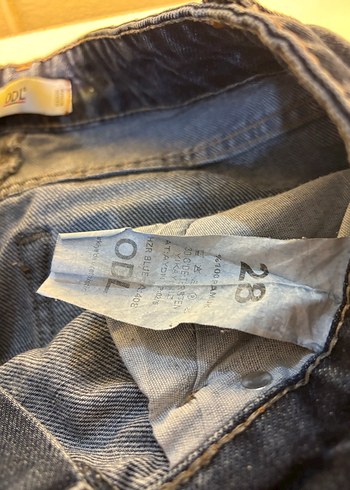 Mavi Bol Kesim Midi Kot Pantolon - Görsel 2