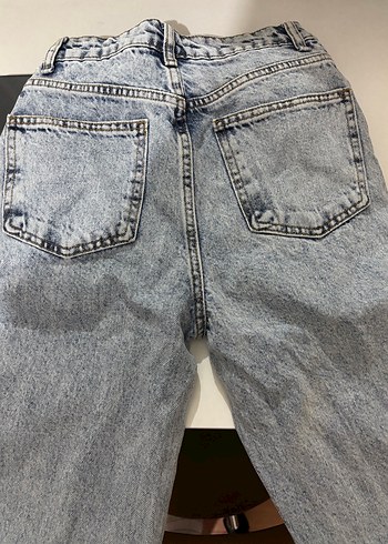 Gri Mavi Kadın Denim Pantolon - Görsel 3