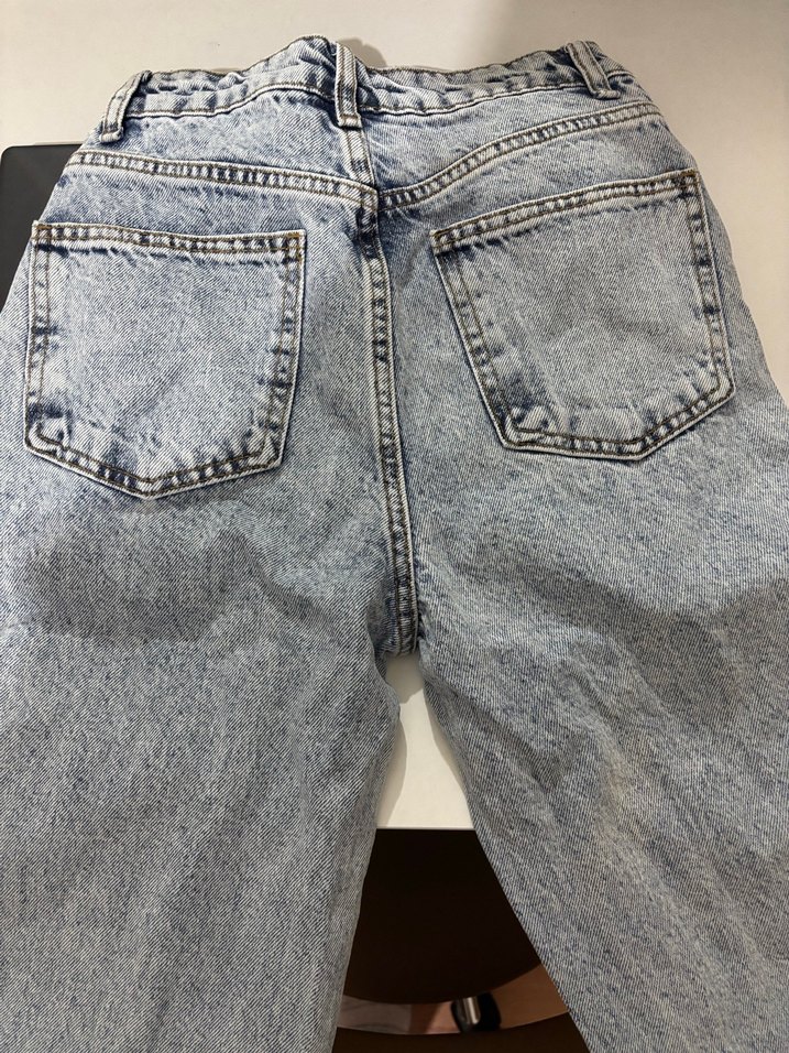 Gri Mavi Kadın Denim Pantolon - Görsel 3