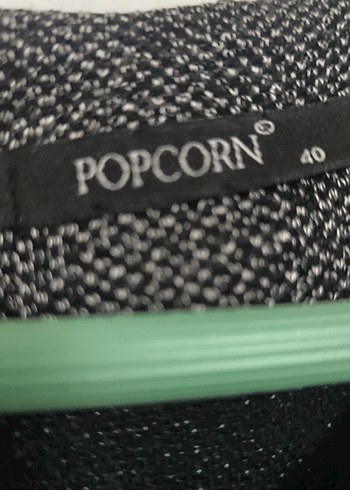 Uzun Kesim Gri Siyah Salaş Triko Elbise - Görsel 3