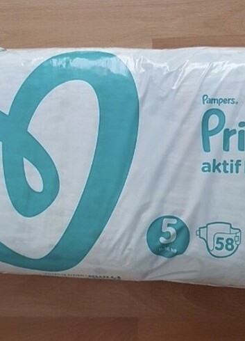 Prima 5 numara 58 adet kapalı paket 