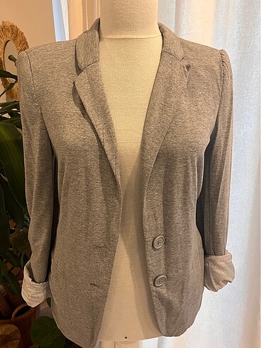 Pamuklu Kumaş Blazer