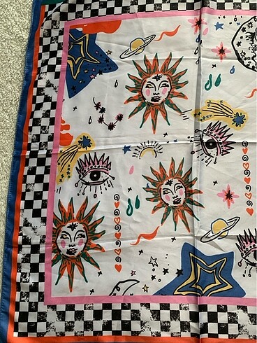 Vintage eşarp - Görsel 2