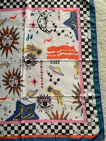 Vintage eşarp - Görsel 3