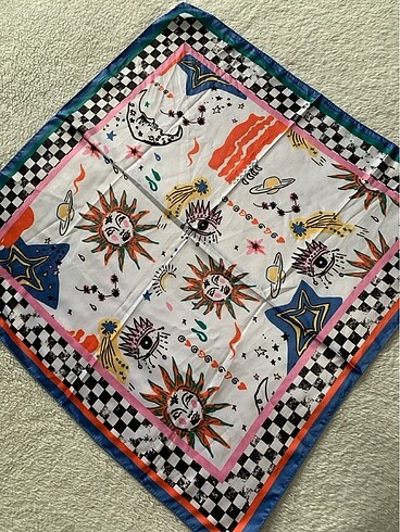 Vintage eşarp - Görsel 4