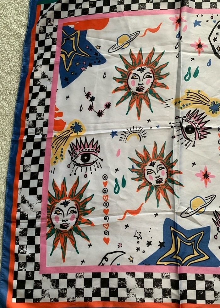 Vintage eşarp - Görsel 2