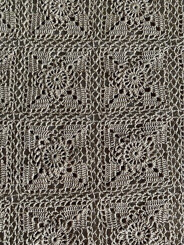 Tığ işi masa örtüsü - Görsel 4