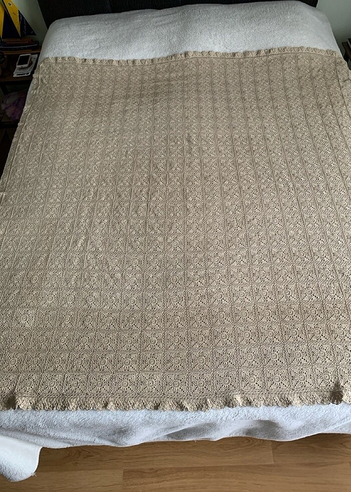 Tığ işi masa örtüsü - Görsel 2