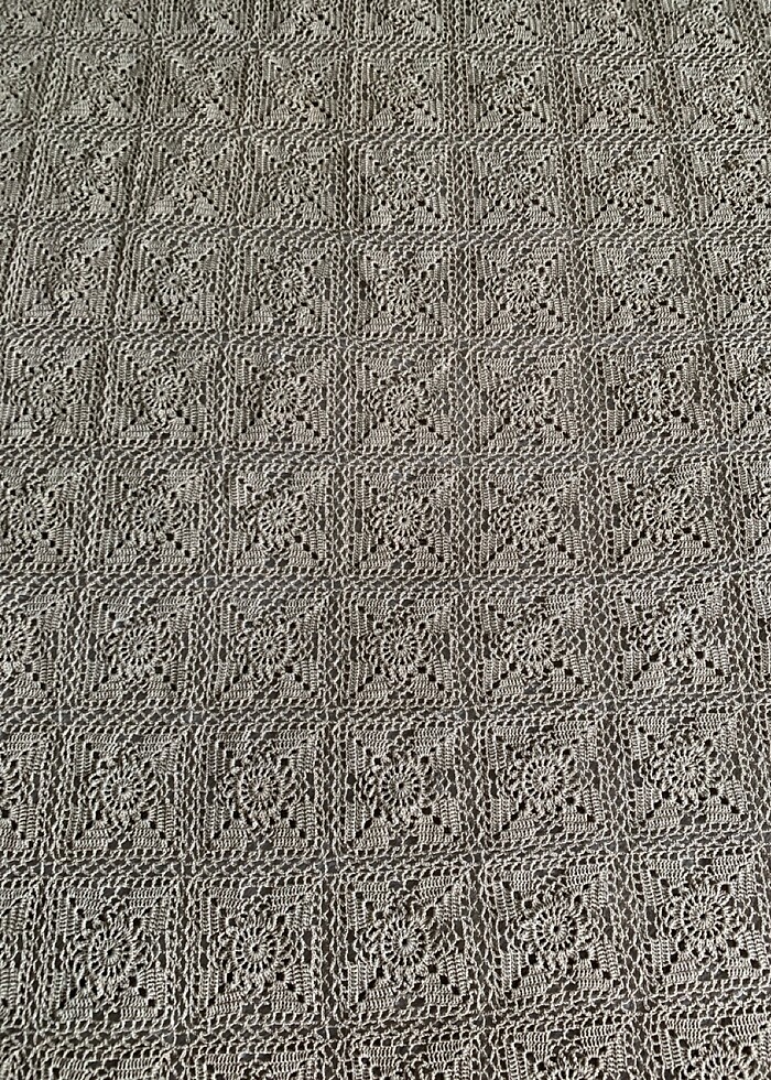 Tığ işi masa örtüsü - Görsel 3