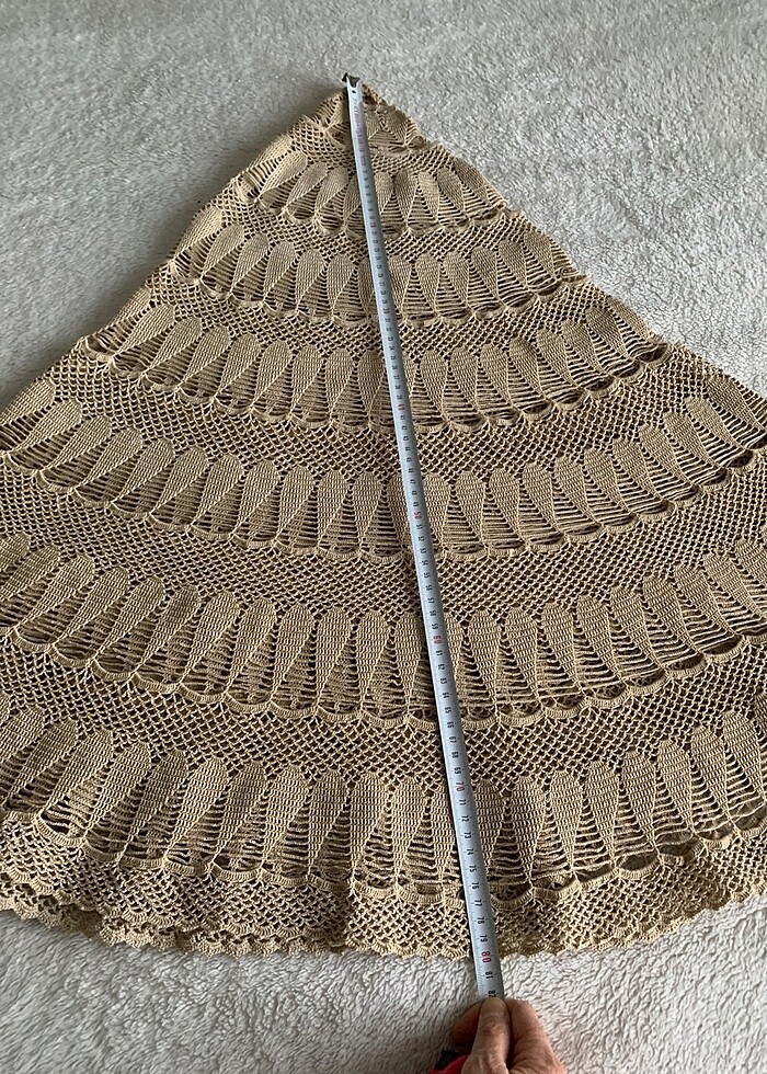 Tığ işi masa örtüsü - Görsel 5