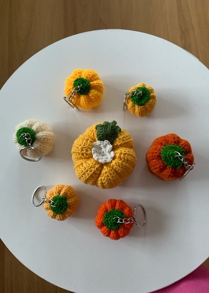 Bal kabağı anahtarlıklar - Görsel 2