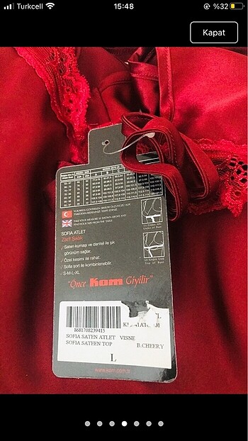 Saten şort takımı - Görsel 6