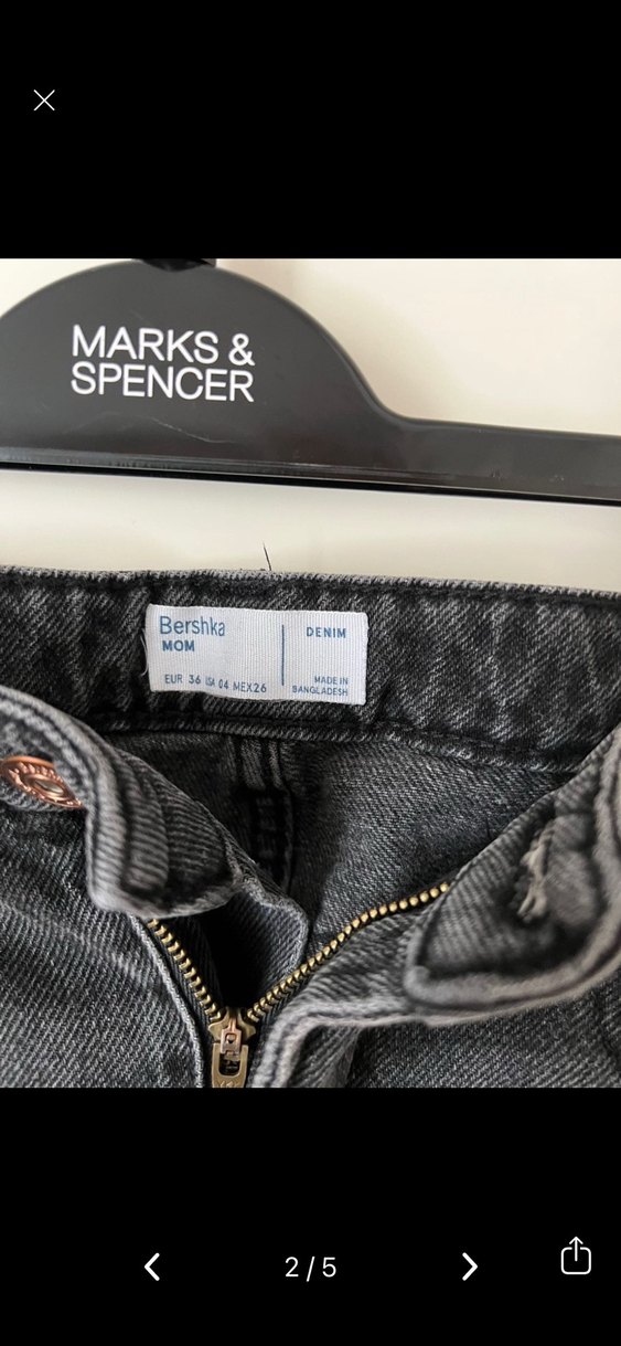 Bershka Mom Jean - Görsel 2