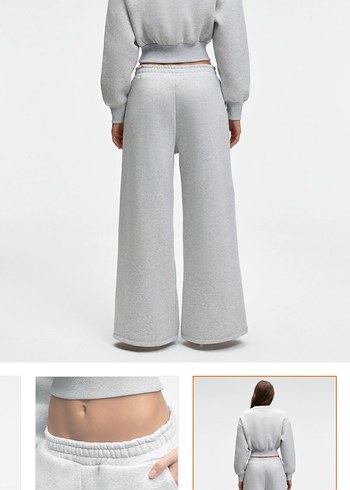 Gri Salaş Kadın Eşofman Altı - Görsel 4