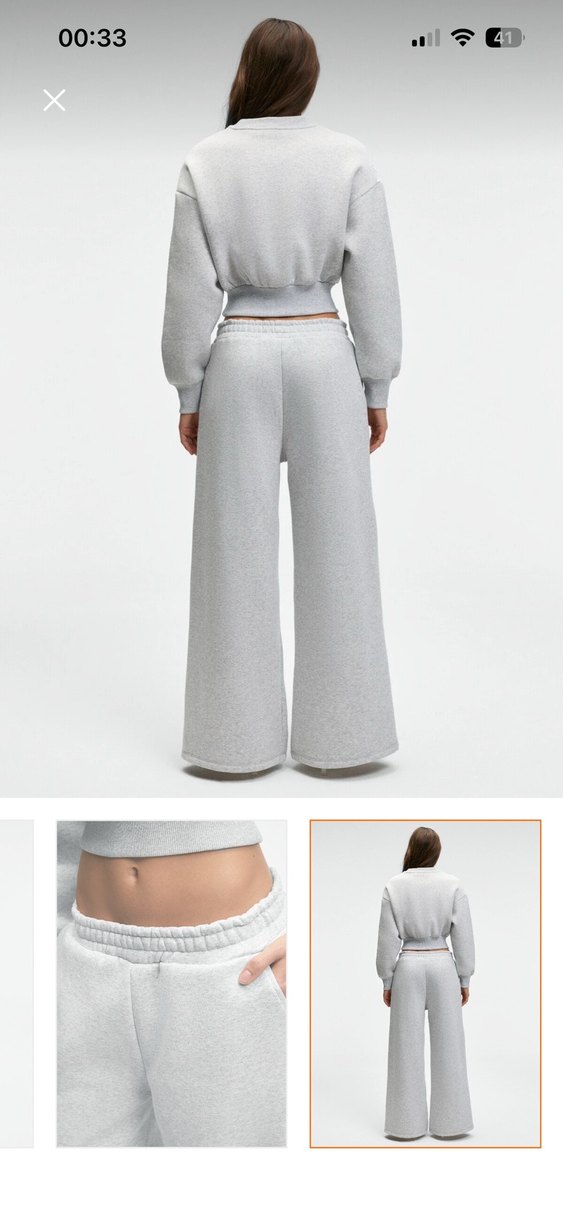 Gri Salaş Kadın Eşofman Altı - Görsel 4