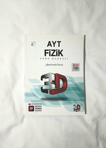 3d yayınları ayt fizik soru bankası