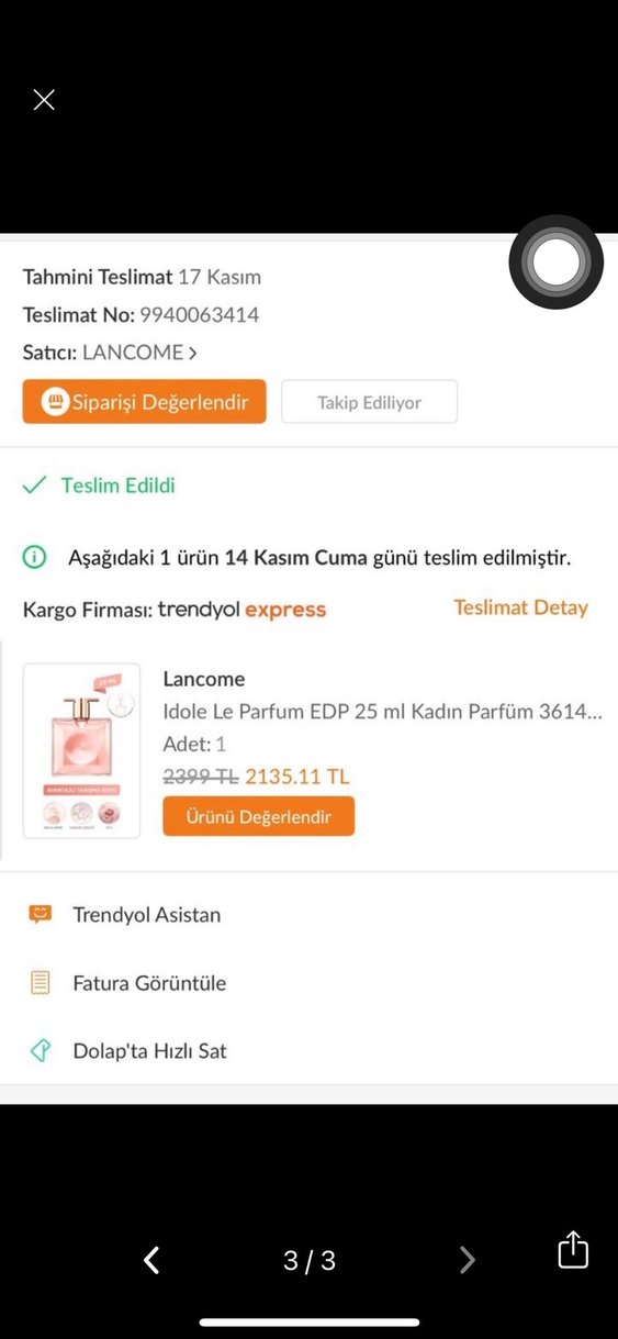 Kadın Parfümü Lancome İdole 25 Ml EDP - Görsel 3